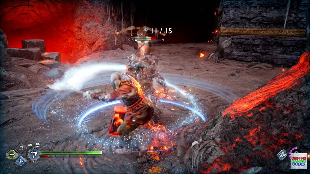 God Of War Ragnarok Trials By Fire Flawless Use Runic Attacks on Powerful Foes