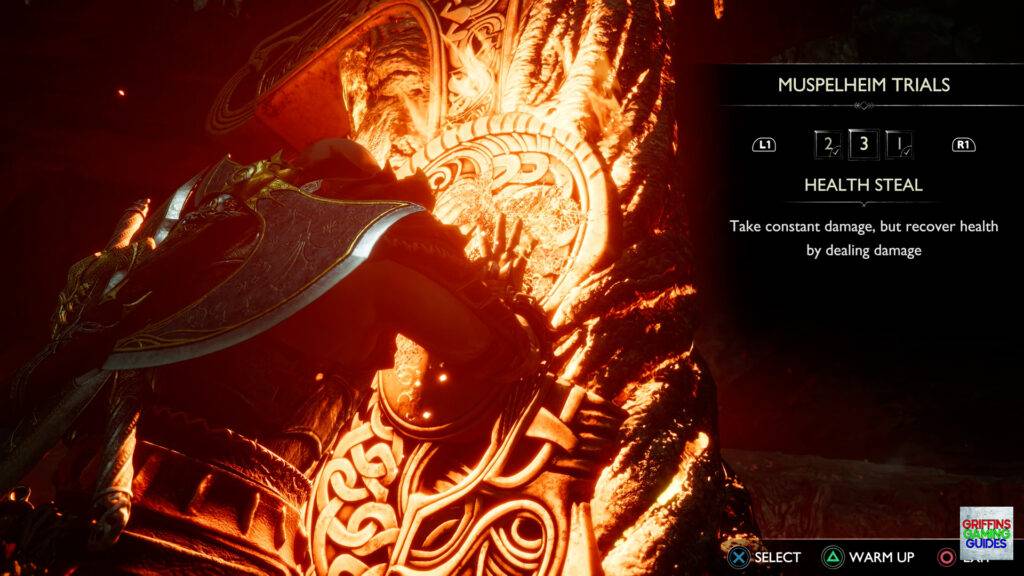 God Of War Ragnarok Trials By Fire Health Steal
