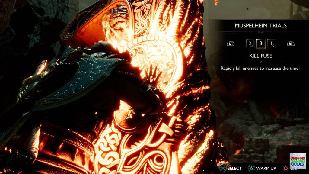God Of War Ragnarok Trials By Fire Kill Fuse