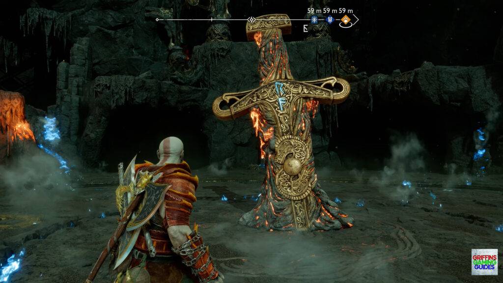 God Of War Ragnarok Trials By Fire Phantom Challenge R then F Central Sword