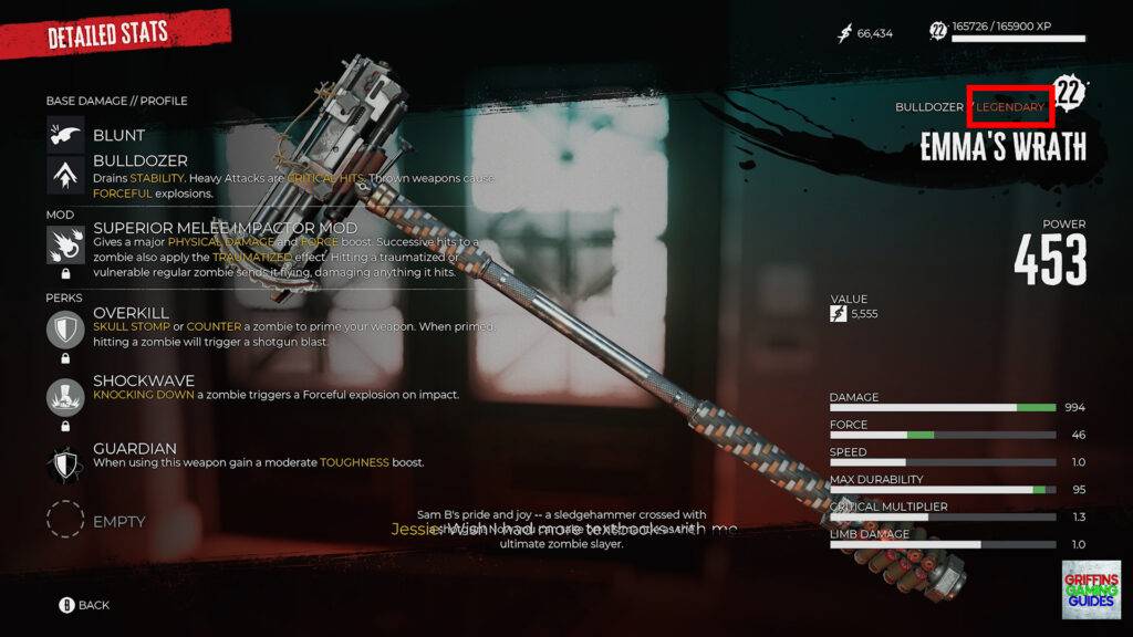 Dead Island 2 Variety Is The Spice Of Death Legendary Weapon