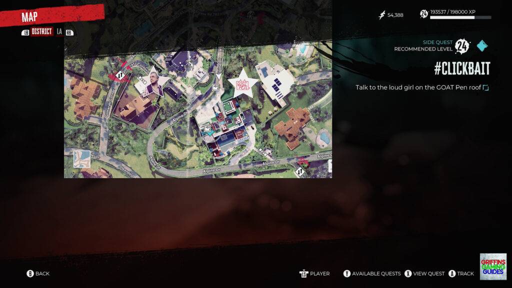 Dead Island 2 Clickbait Side Quest Guide Map