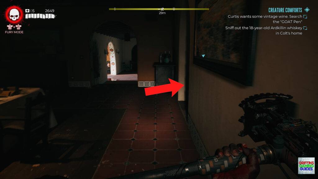 Dead Island 2 Creature Comforts Side Quest Guide Head into Wine Cellar