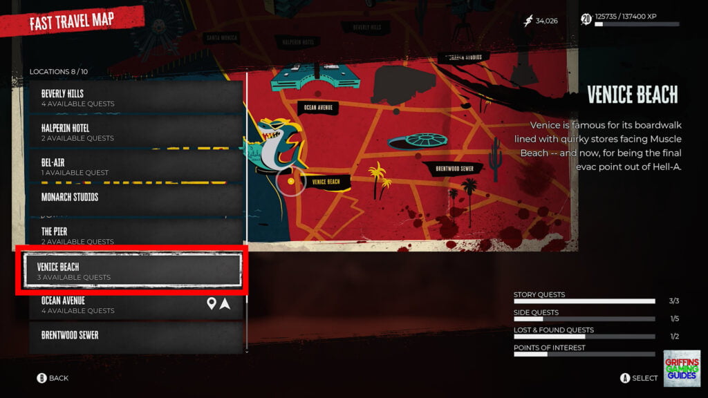 Dead Island 2 Drunk And Disorderly Lost And Found Quest Guide Fast Travel to Venice Beach