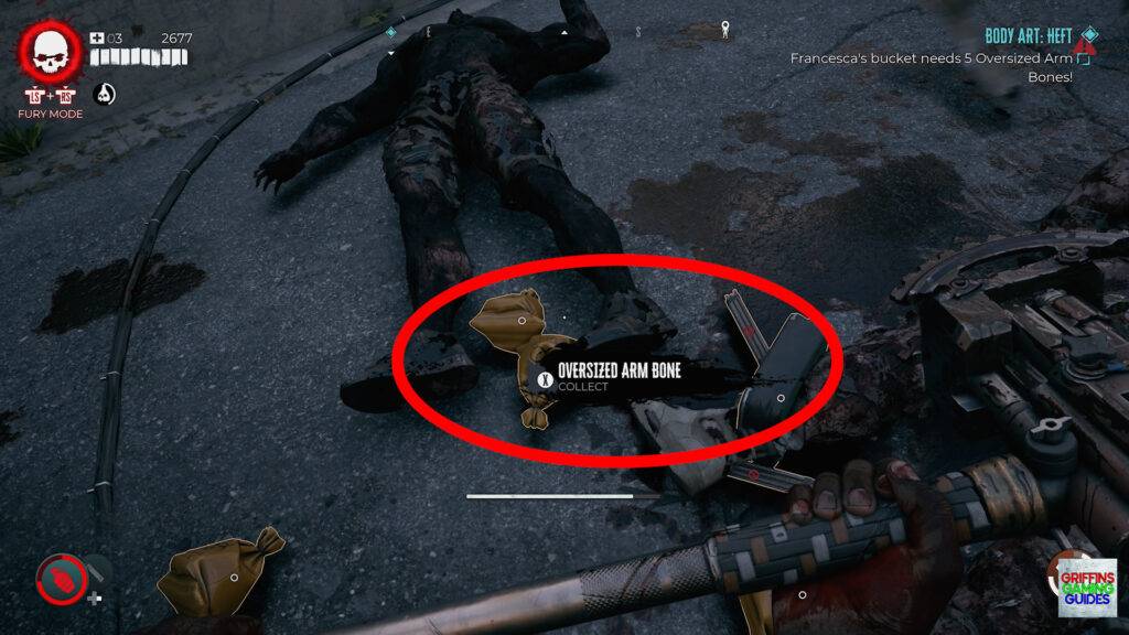 Dead Island 2 Gore Horse Acquire 5 Oversized Arm Bones