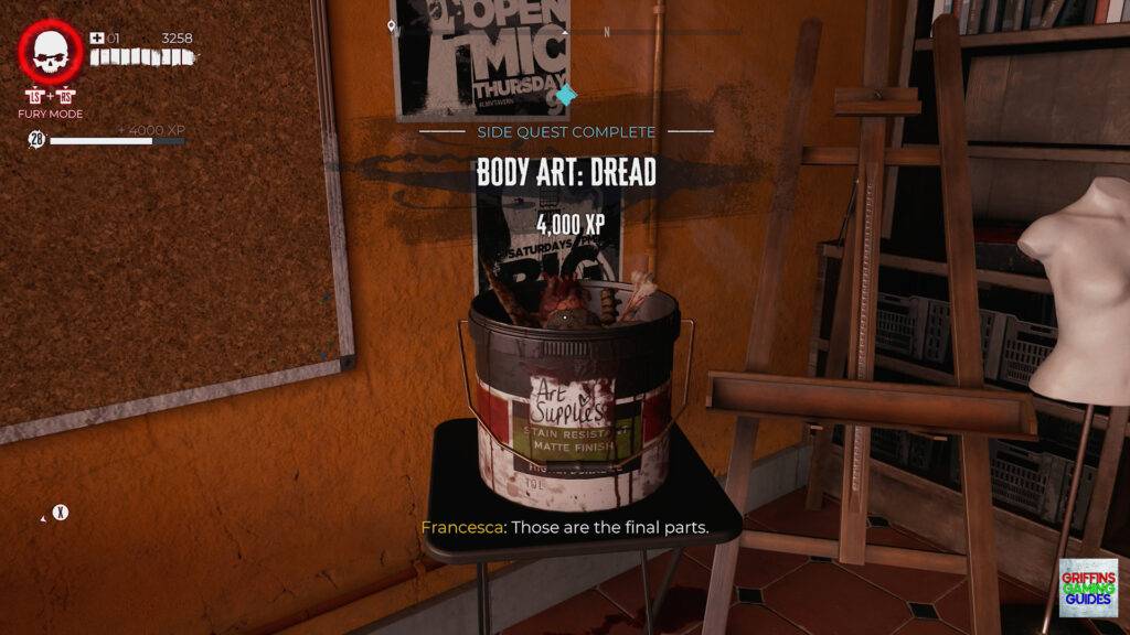 Dead Island 2 Gore Horse Body Art Dread Completed