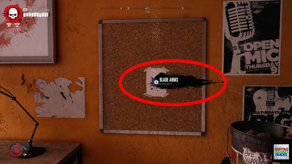 Dead Island 2 Gore Horse Collect Blade Arms Note