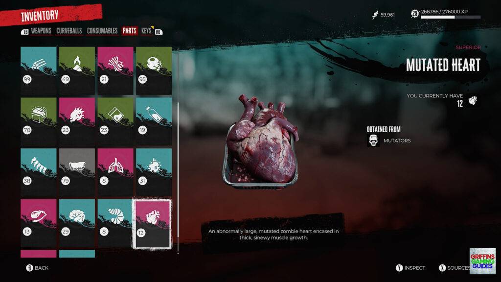 Dead Island 2 Gore Horse Collect Mutated Hearts