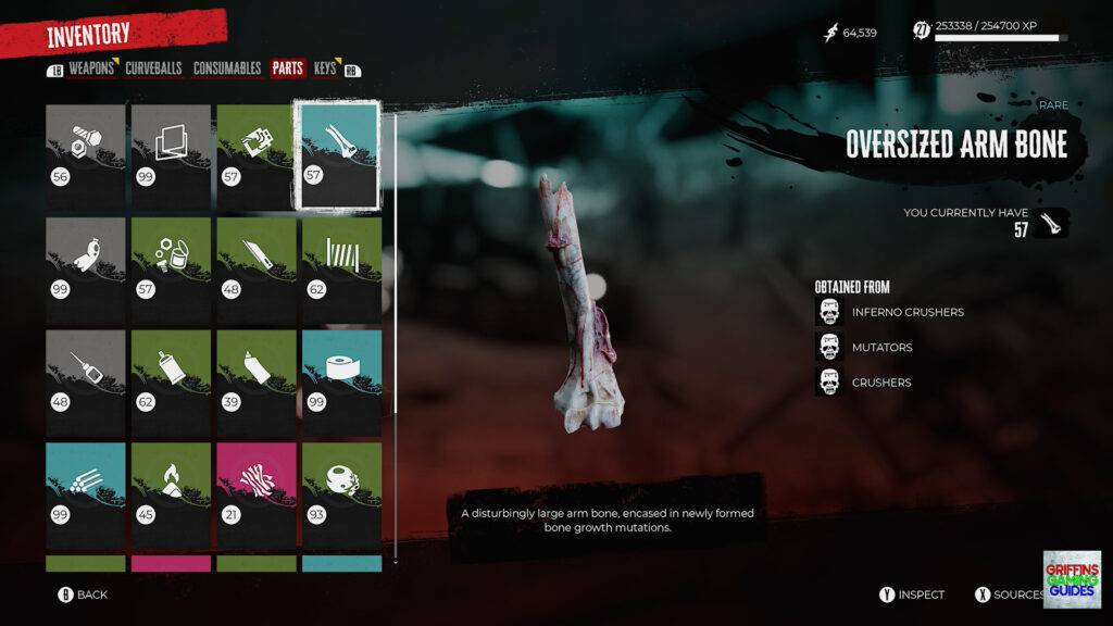 Dead Island 2 Gore Horse Oversized Arm Bone