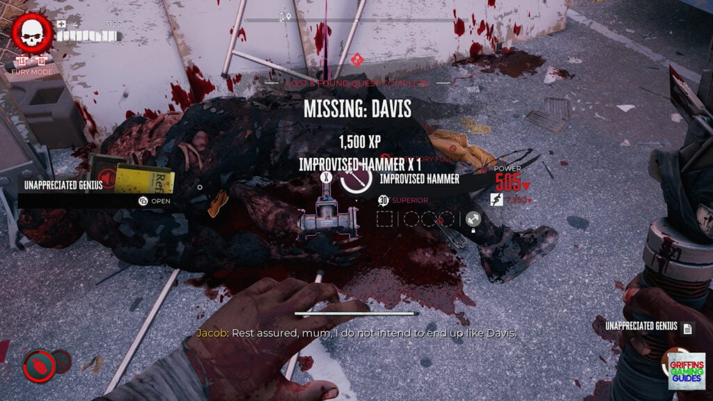 Dead Island 2 Missing Davis Lost And Found Quest Completed