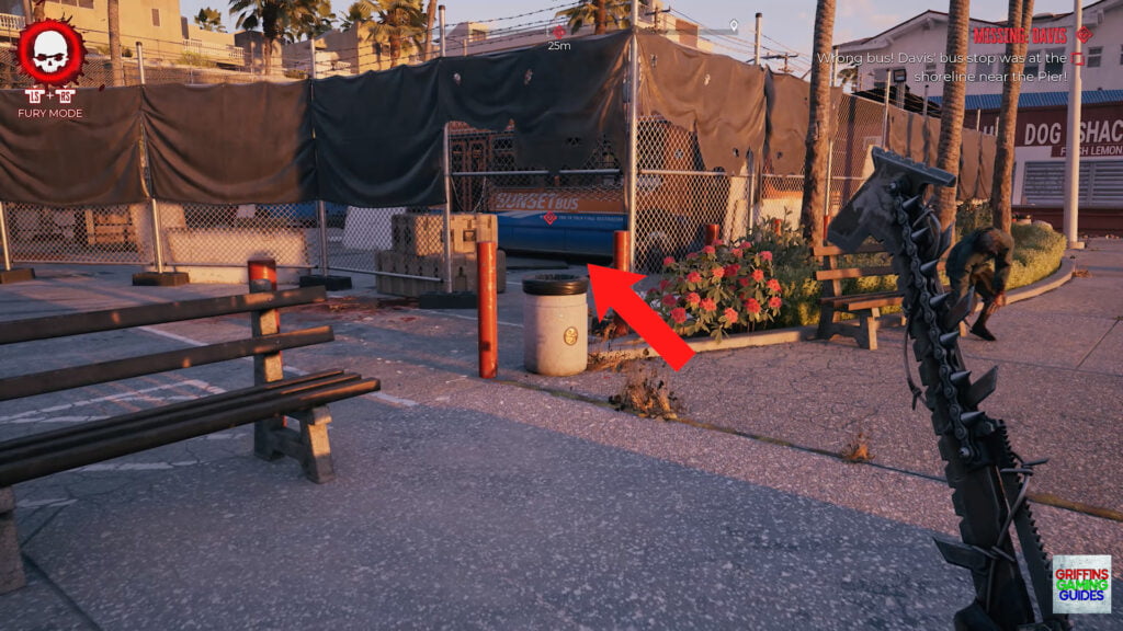 Dead Island 2 Missing Davis Lost And Found Quest Head Through Gap in the Fence