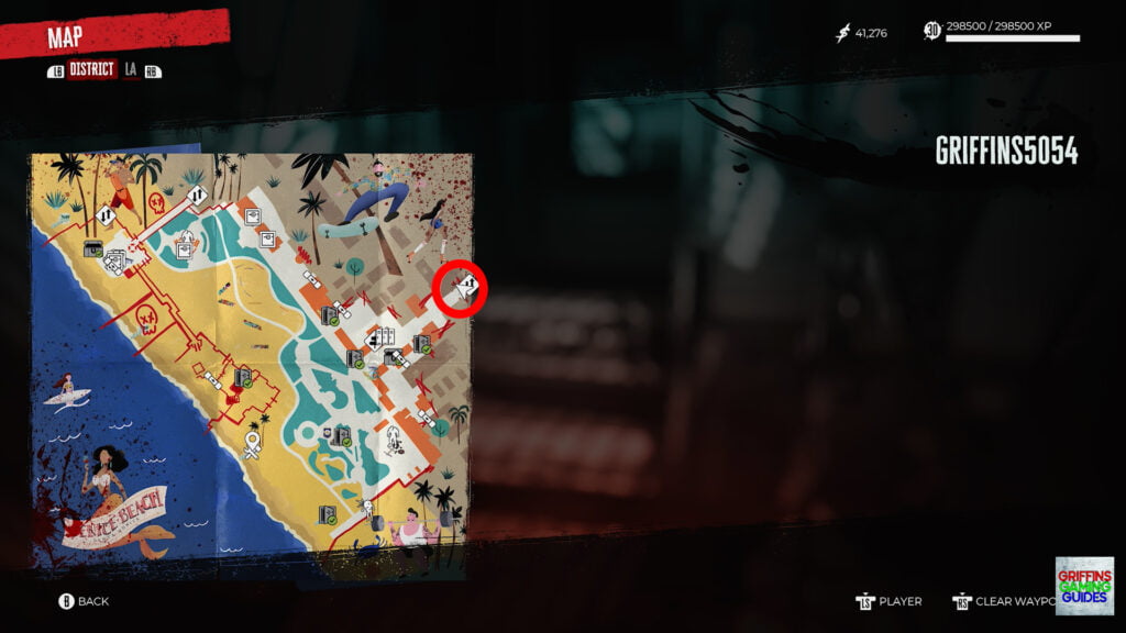 Dead Island 2 Missing Davis Lost And Found Quest L.A. Evac Driver Handbook Map