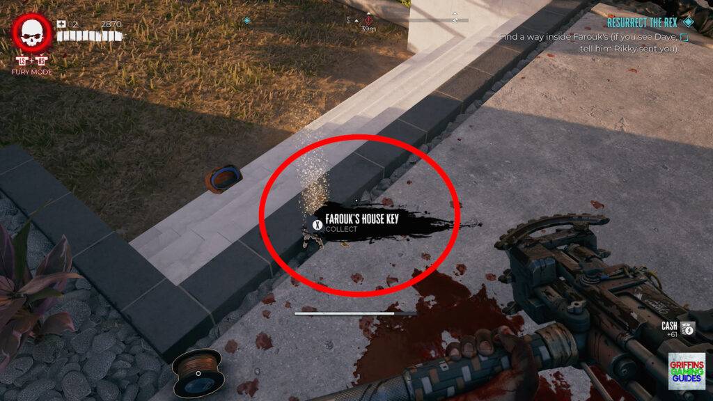 Dead Island 2 Resurrect The Rex Side Quest Guide Collect Farouk's House Key