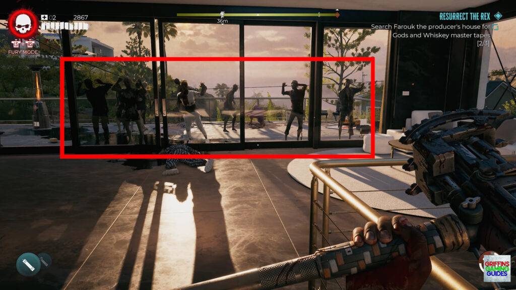 Dead Island 2 Resurrect The Rex Side Quest Guide Kill All Zombies on the Balcony