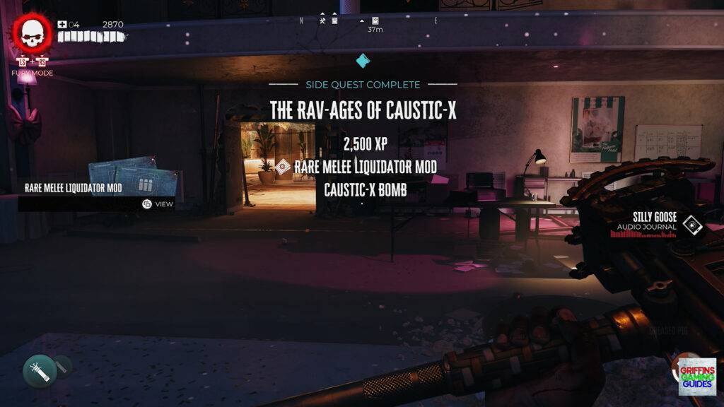 Dead Island 2 The Rav-Ages Of Caustic-X Side Quest Guide Completed