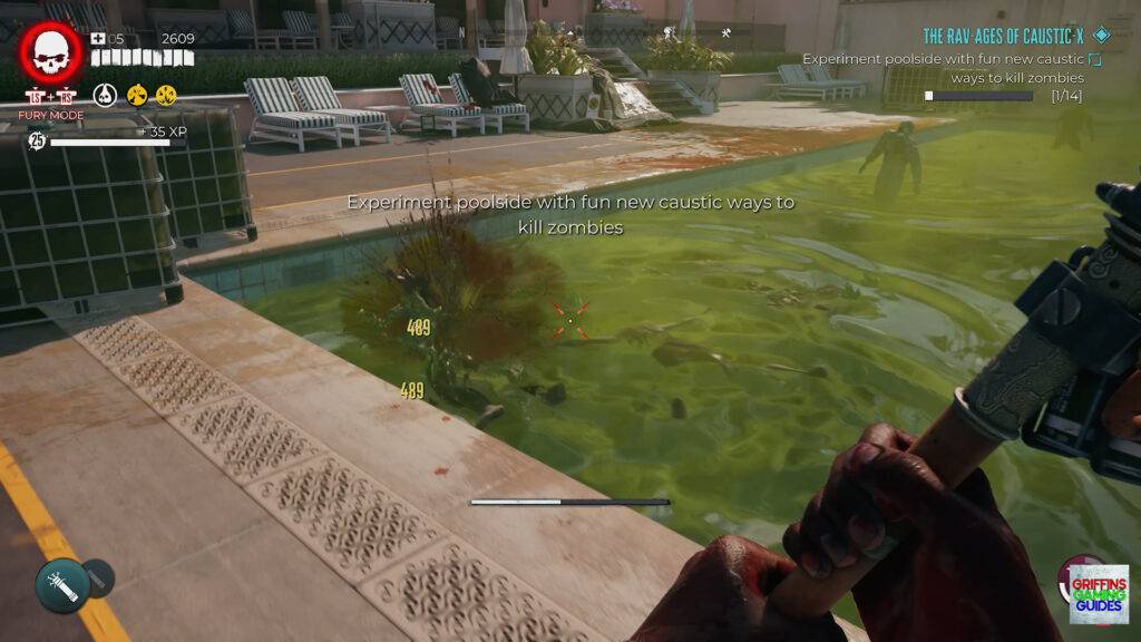 Dead Island 2 The Rav-Ages Of Caustic-X Side Quest Guide Destroy Zombies with Caustic-X