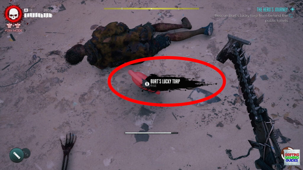Dead Island 2 A Hero's Journey Side Quest Guide Collect Burt's Lucky Torp