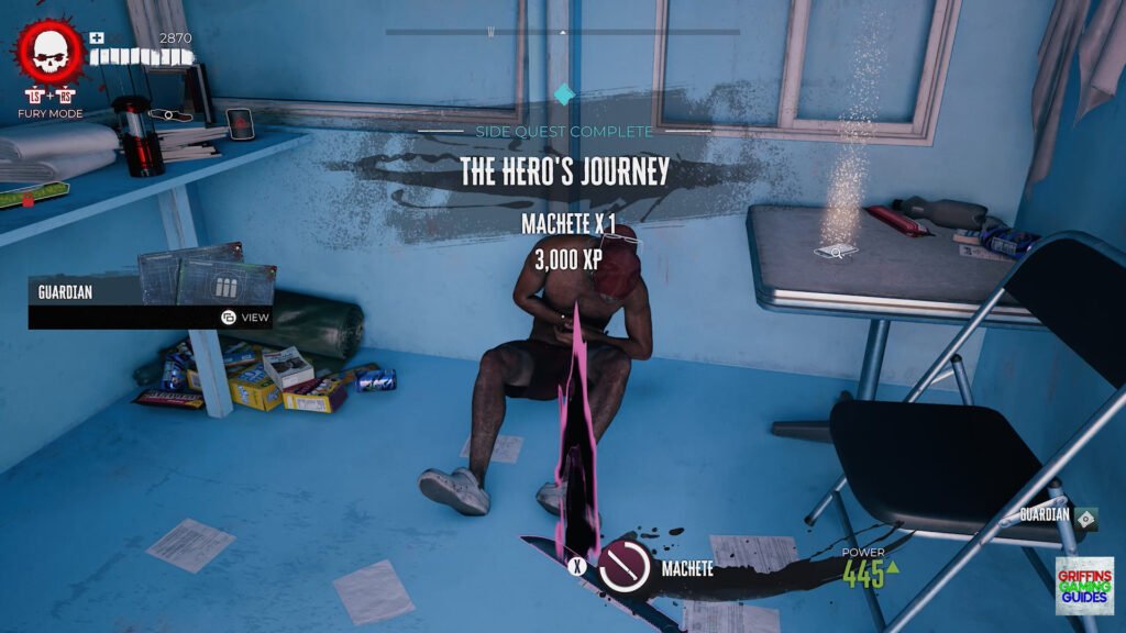 Dead Island 2 A Hero's Journey Side Quest Guide Completed.