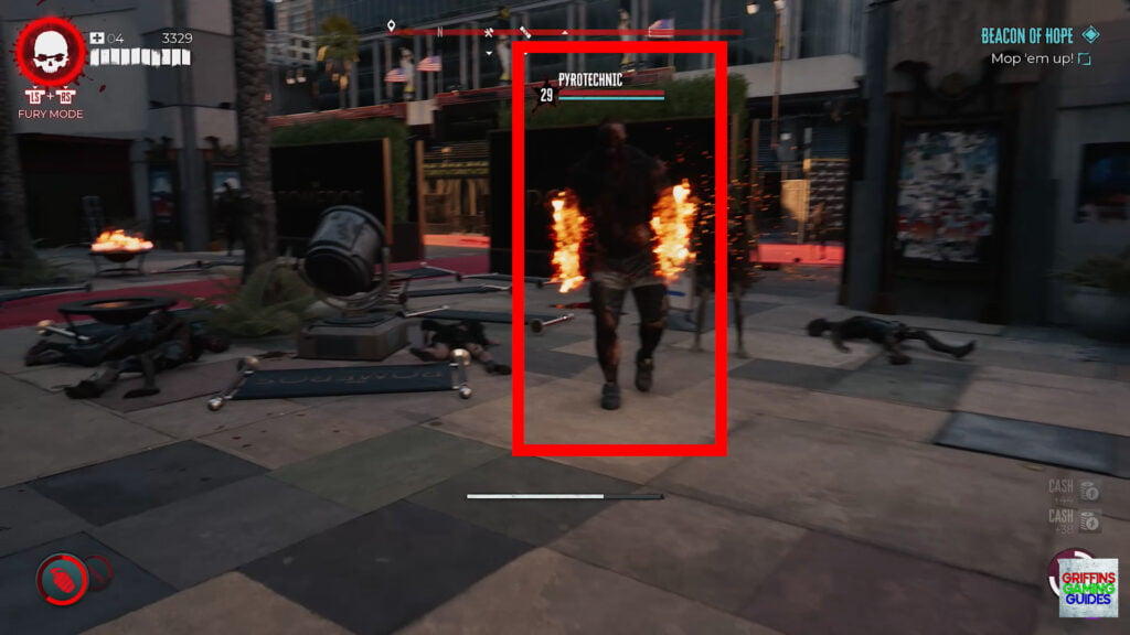 Dead Island 2 Beacon Of Hope Side Quest Guide Take Down Pyrotechnic