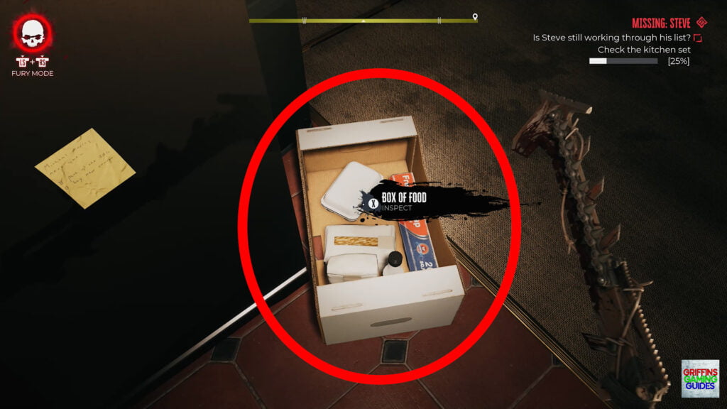 Dead Island 2 Missing Steve Lost And Found Quest Guide Interact with Box Of Food