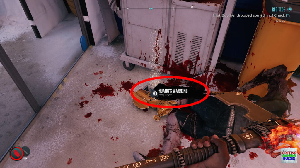 Dead Island 2 Red Tide Side Quest Guide Collect Huang's Warning Note