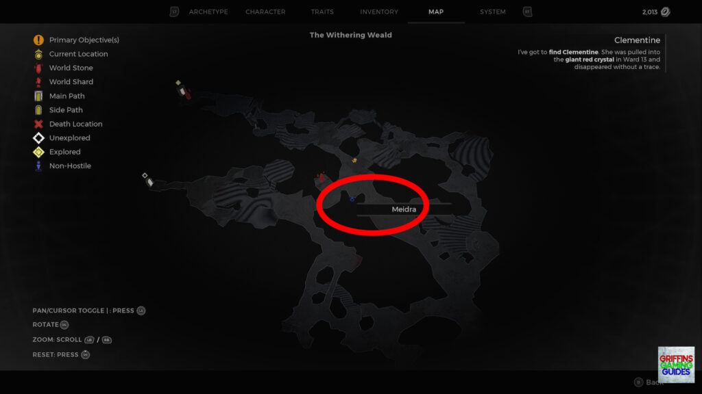 Remnant 2 Equal Measures Guide Meidra Map