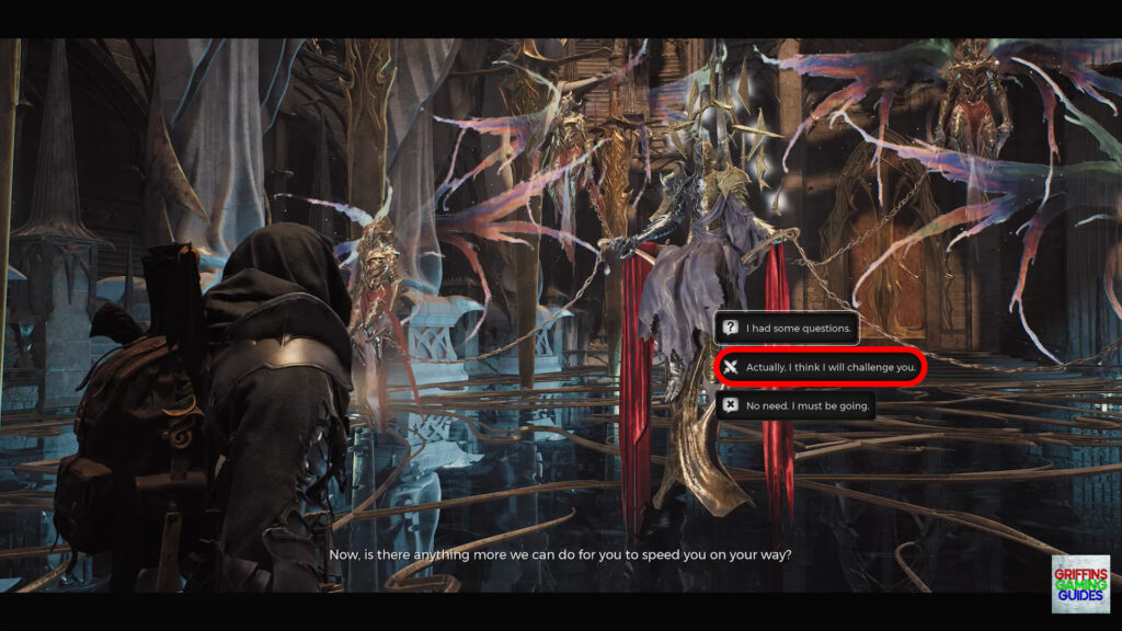 Remnant 2 Faelin Boss Guide Choose Dialogue Option