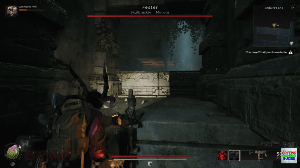 Remnant 2 Pulsing Heart Relic Climb Ladder and Jump Ledge