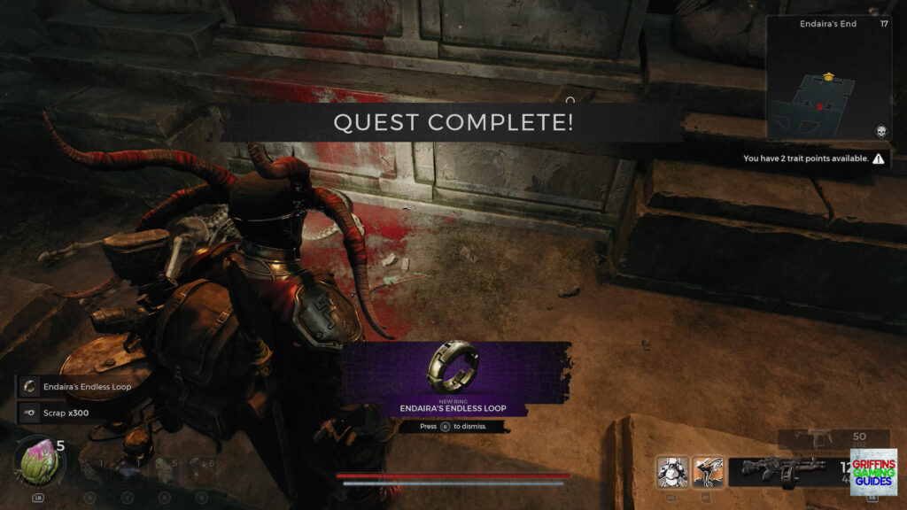 Remnant 2 Pulsing Heart Relic Endaira's Endless Loop Ring