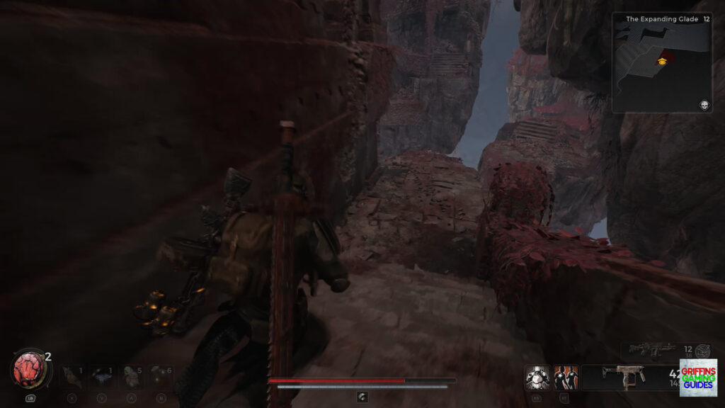 Remnant 2 The Gnarled Archer & The Weald Stalker Aberration Guide Head Down Stairs