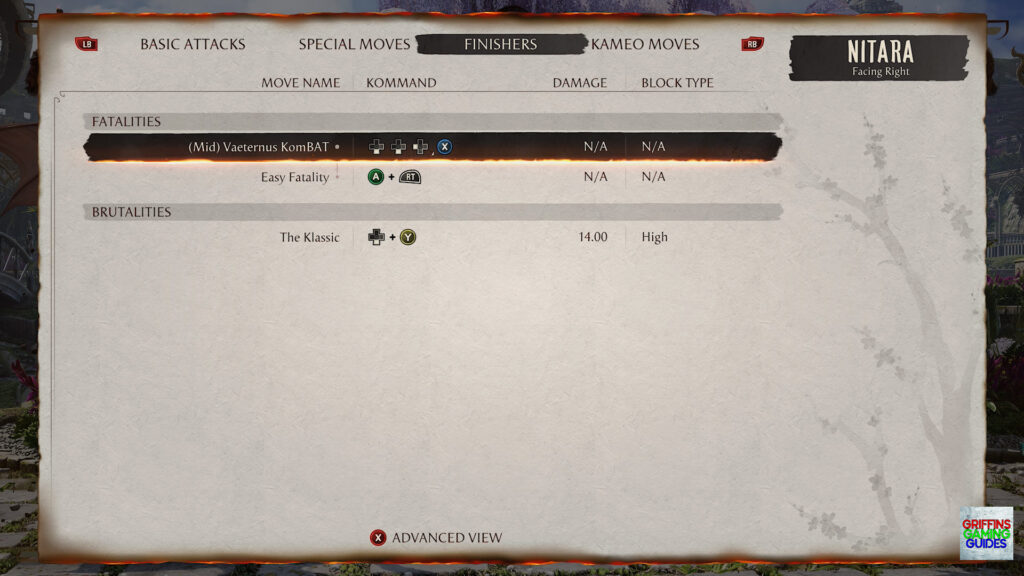 Mortal Kombat 1 Nitara Fatality