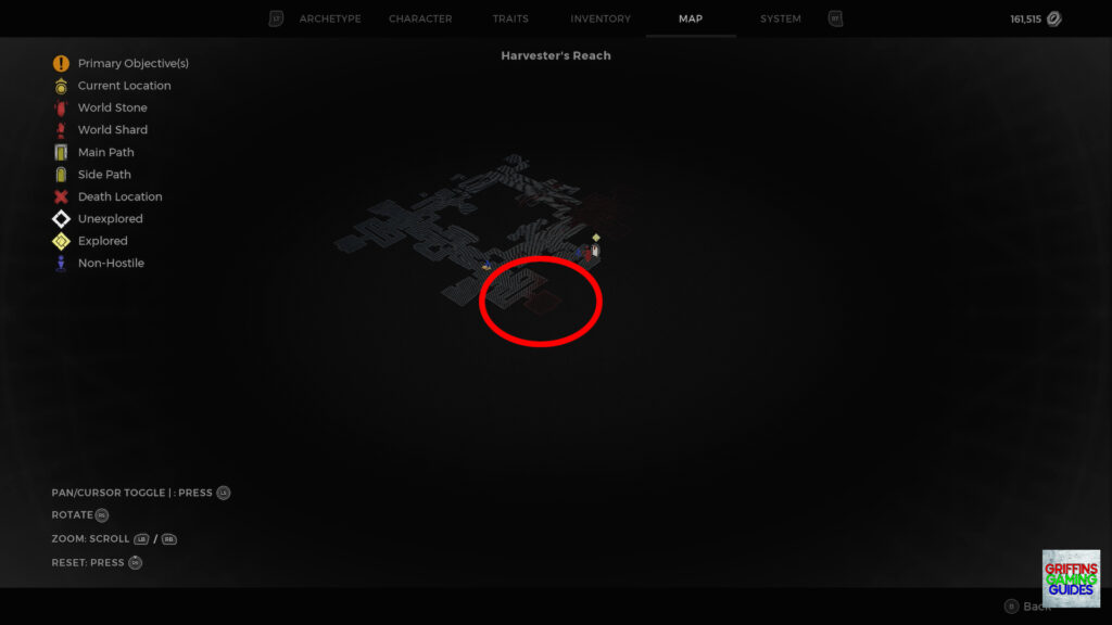Remnant 2 Barghest The Vile Aberration Guide Map