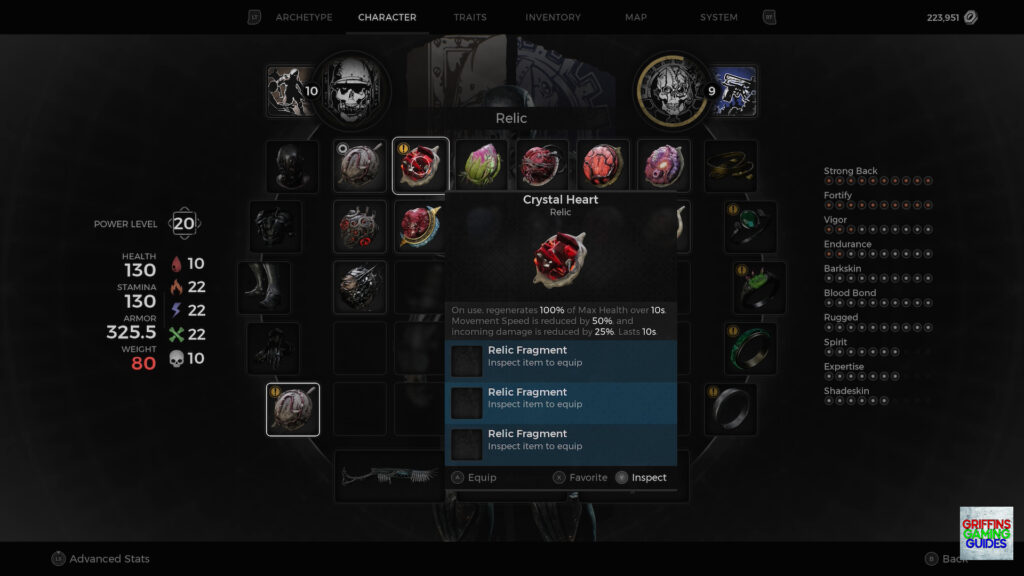 Remnant 2 Crystal Heart Relic Usage