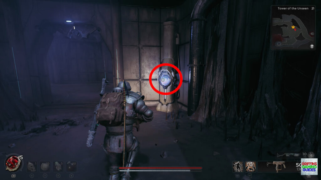 Remnant 2 E.D. Alpha Aberration Guide Pull Stellar-Power Cell from Node