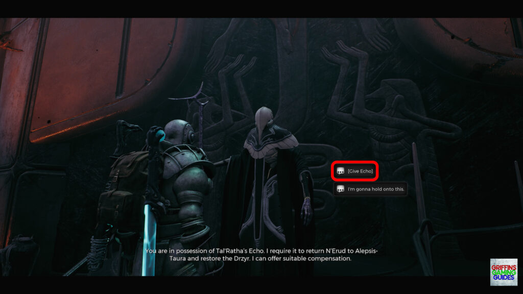 Remnant 2 Siphon Heart Relic Offer Echo
