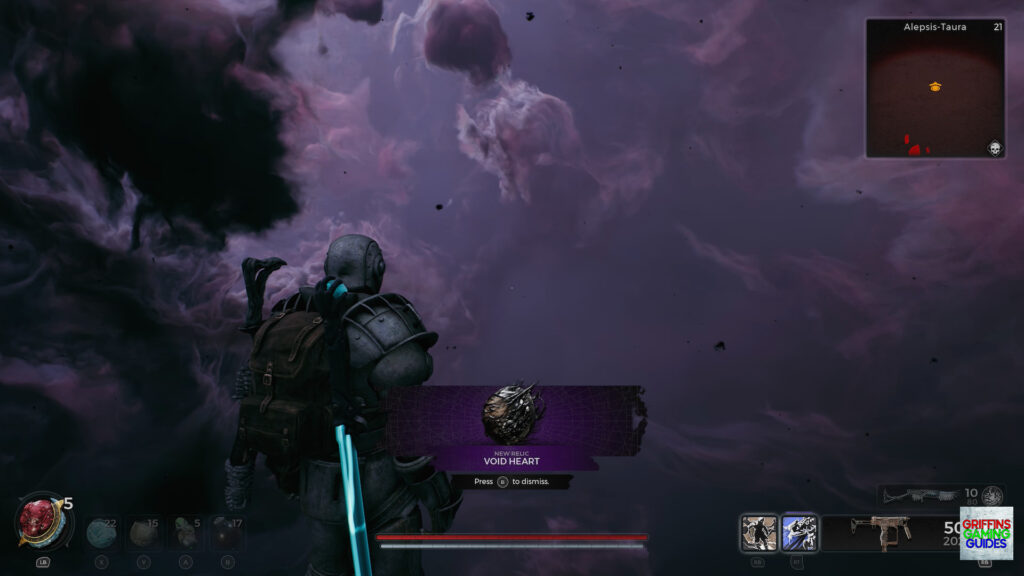 Remnant 2 Void Heart Relic Collected