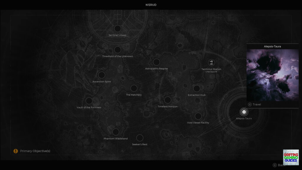 Remnant 2 Void Heart Relic Travel to Alepsis Taura