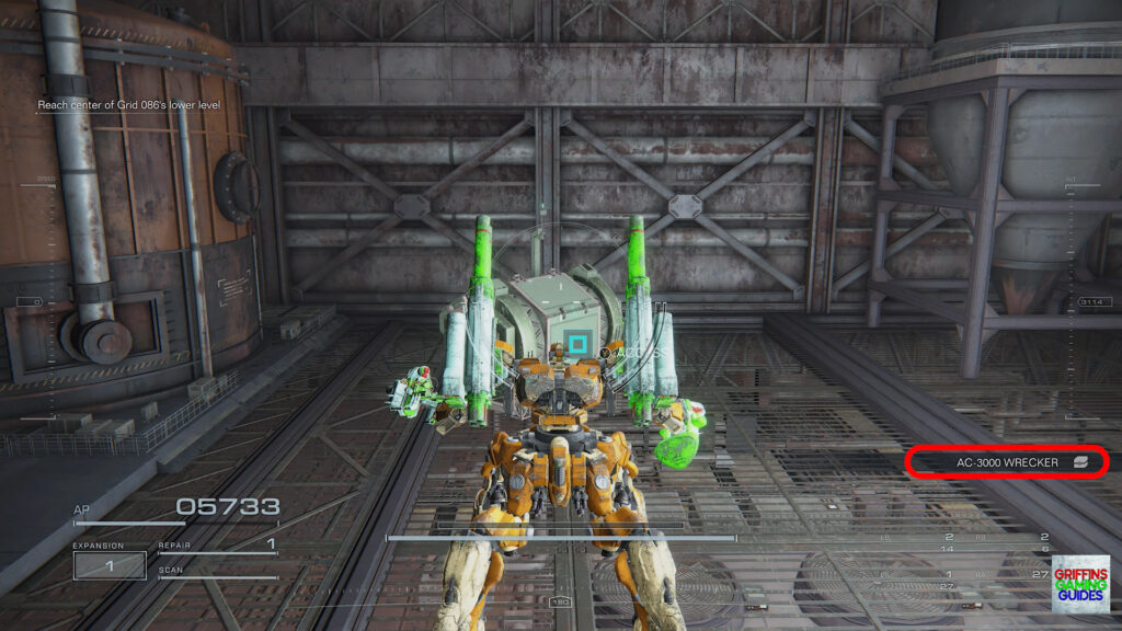 Armored Core VI Fires Of Rubicon Arms Parts Guide AC-3000 Wrecker Open Chest