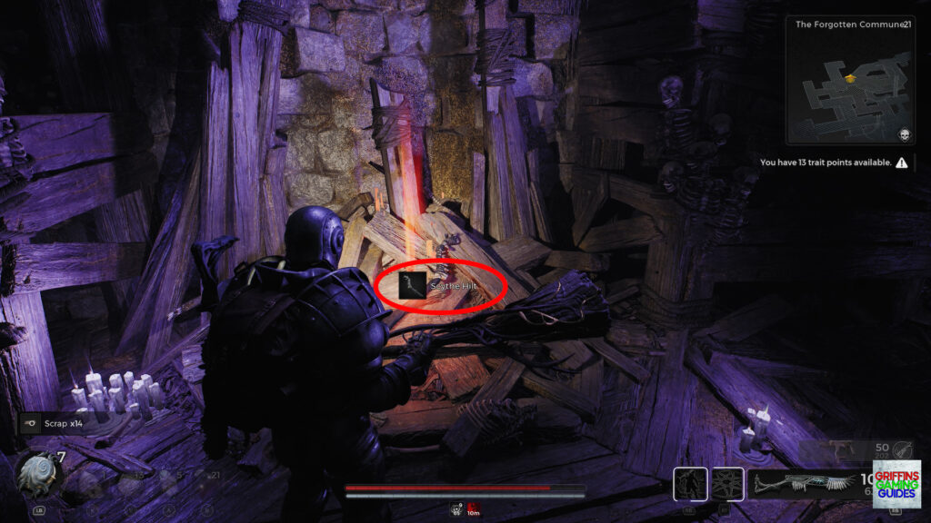 Remnant 2 The Awakened King DLC Cursed Wretch Aberration Guide Collect Scythe Hilt