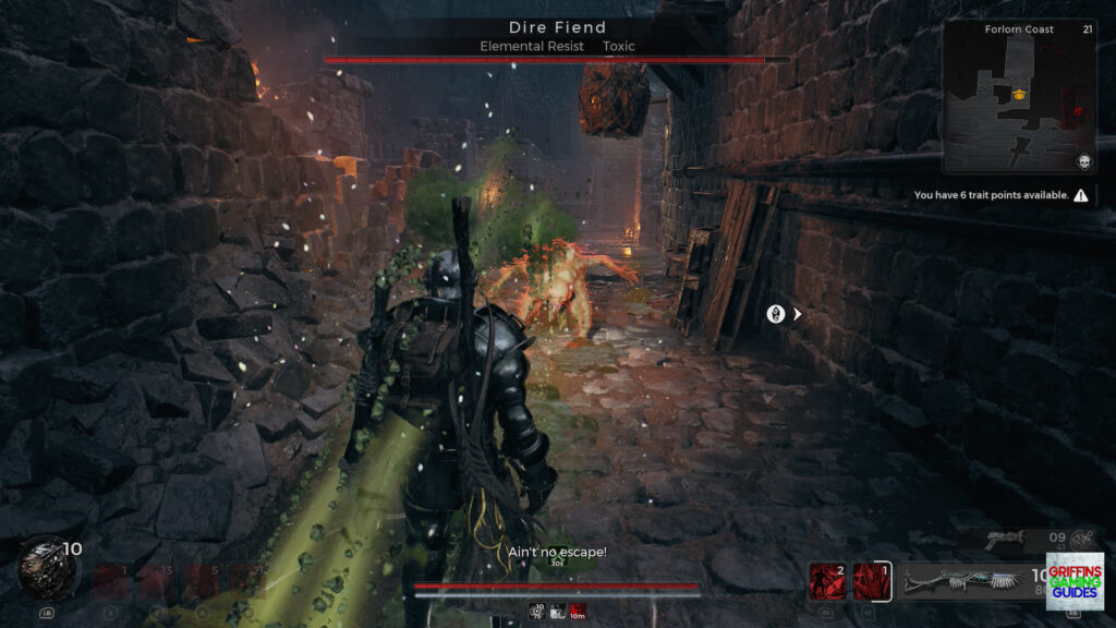 Remnant 2 The Awakened King DLC Dire Fiend Aberration Guide Watch out for Projectiles