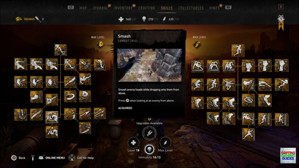 Dying Light 2 Dont Look Up trophy Smash