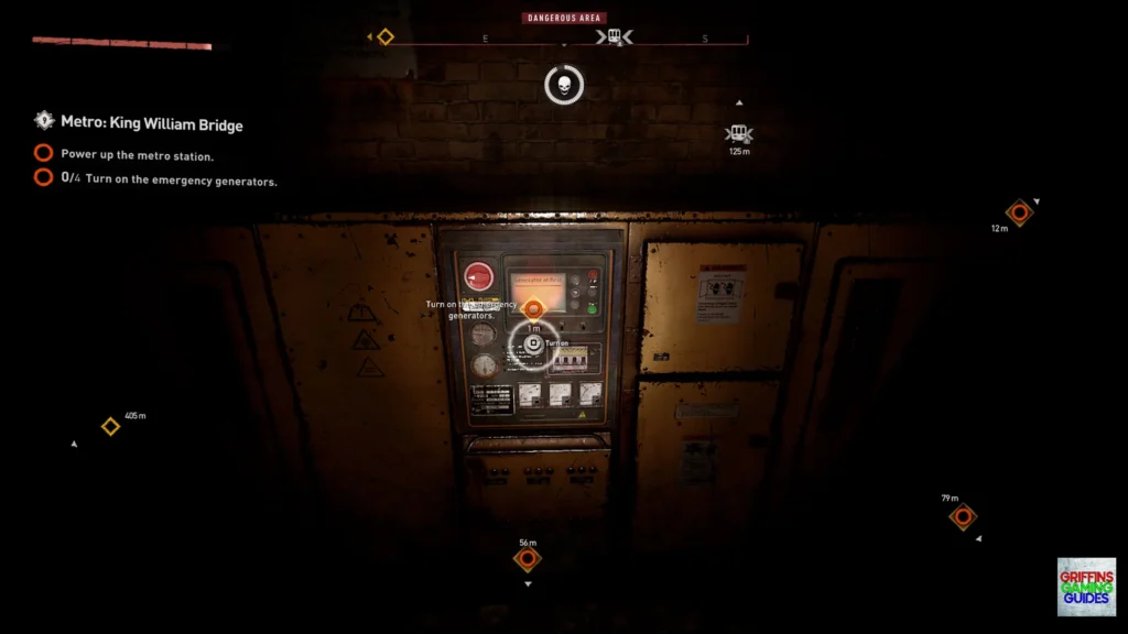 Dying Light 2 Tube Map trophy Backup Generator