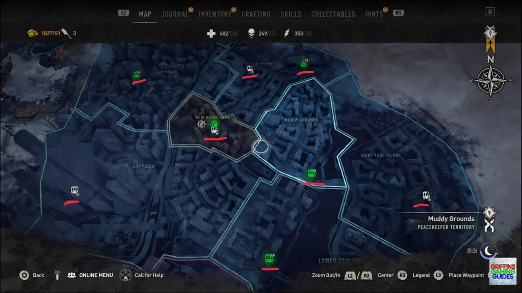Dying Light 2 Tube Map trophy Central Loop