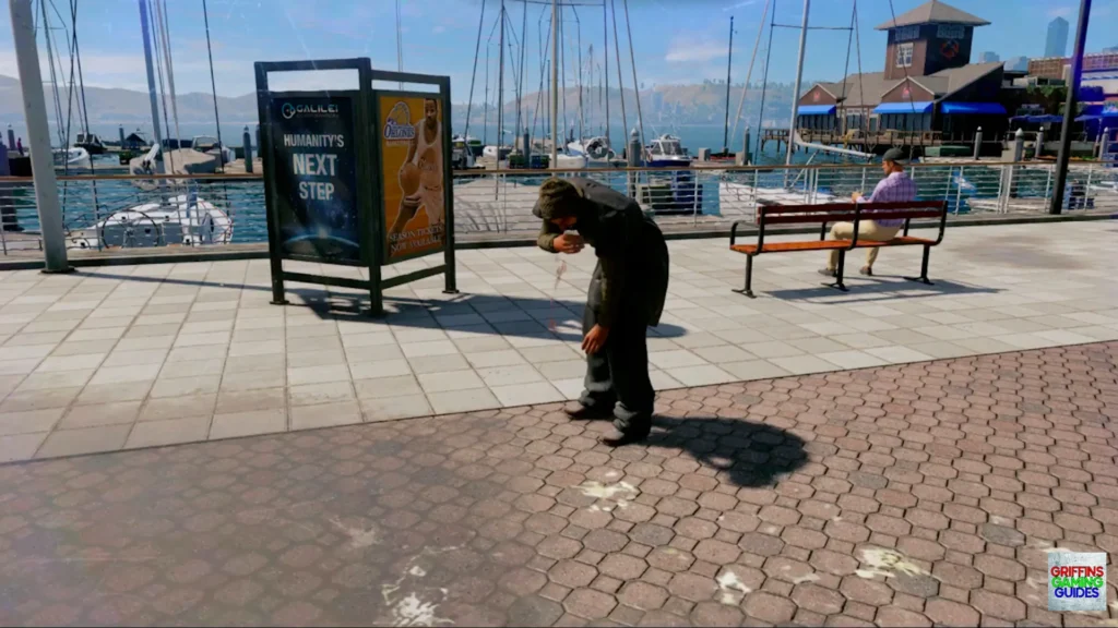 Watch Dogs 2 Hold My Hair trophy vomitting NPC