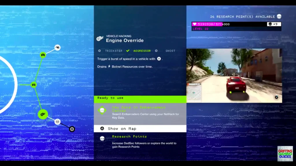 Watch Dogs 2 Jump Around trophy Engine Override
