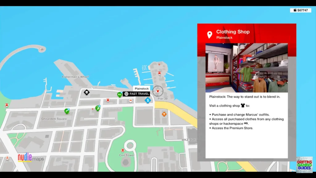 Watch Dogs 2 Put Your Dam Pants On trophy clothing store location