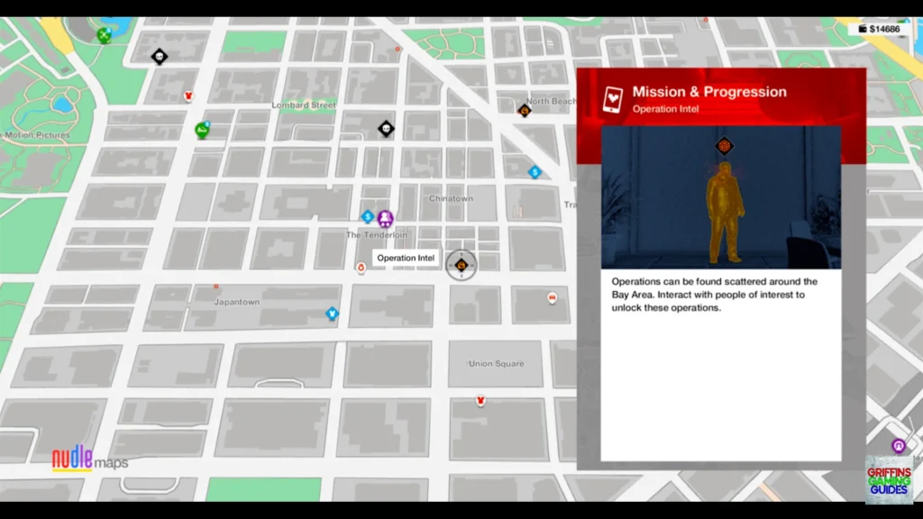 Watch Dogs 2 The Fox trophy Tenderloin restaurant location