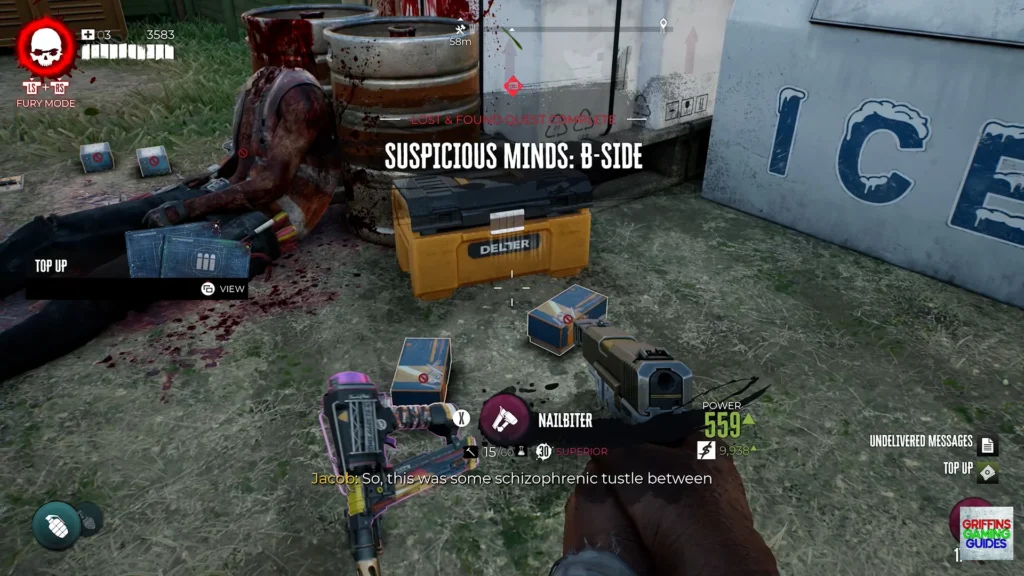 Dead Island 2 Sola DLC Suspicious Minds B-Side Lost And Found Quest Complete