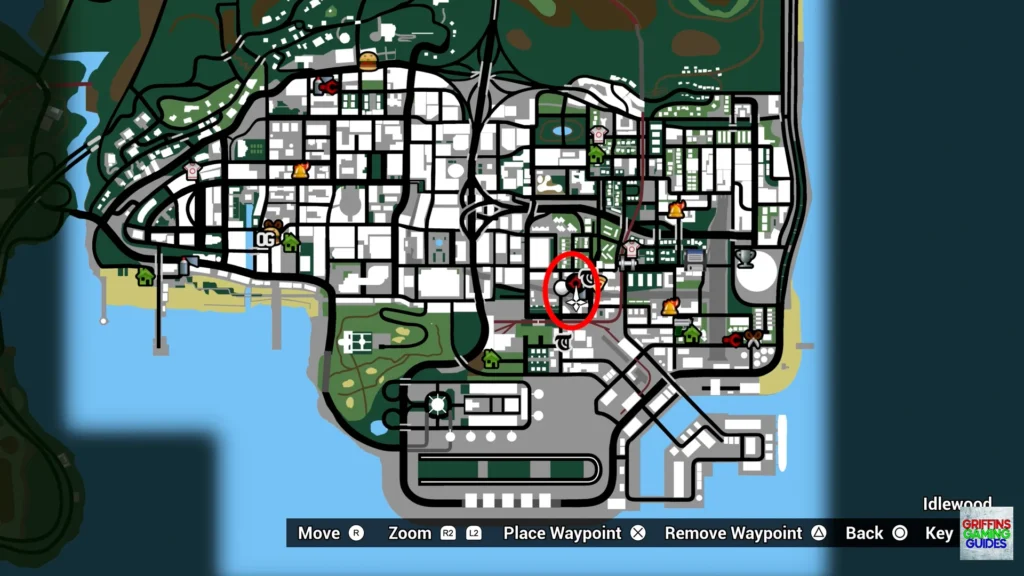 Grand Theft Auto San Andreas Ball Spray Tags Tag 32 map