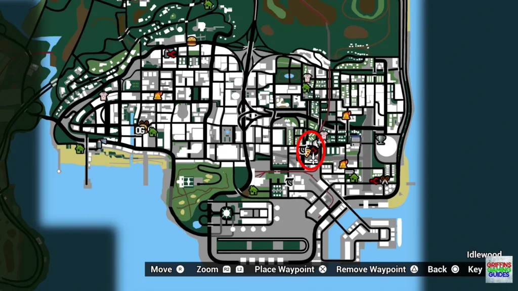 Grand Theft Auto San Andreas Ball Spray Tags Tag 33 map